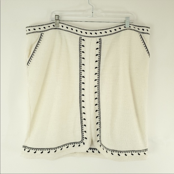 NEW Dolan Tulley Textured Mini Skirt sz 2x - Picture 2 of 6